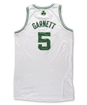 2012 Kevin Garnett Boston Celtics Game Worn Home Jersey (NBA/MeiGray)